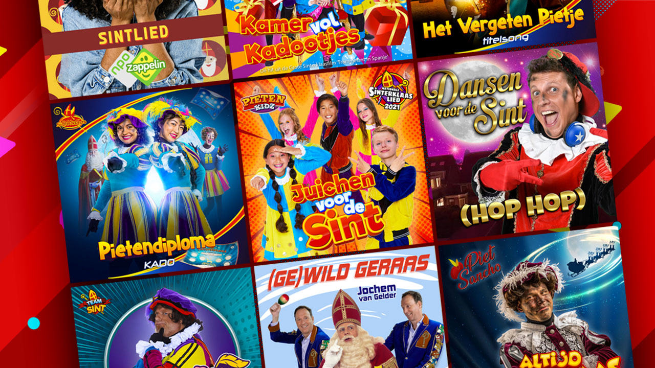 De populairste Sinterklaasliedjes in de Sint Hitz Top10
