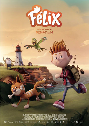 Felix, op zoek naar de schat van M. film in de Kidz Super Chartz!