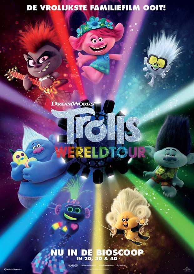 Trolls Wereldtour is de nieuwe vrolijke familiefilm van DreamWorks Animation en het vervolg op de hitfilm Trolls.