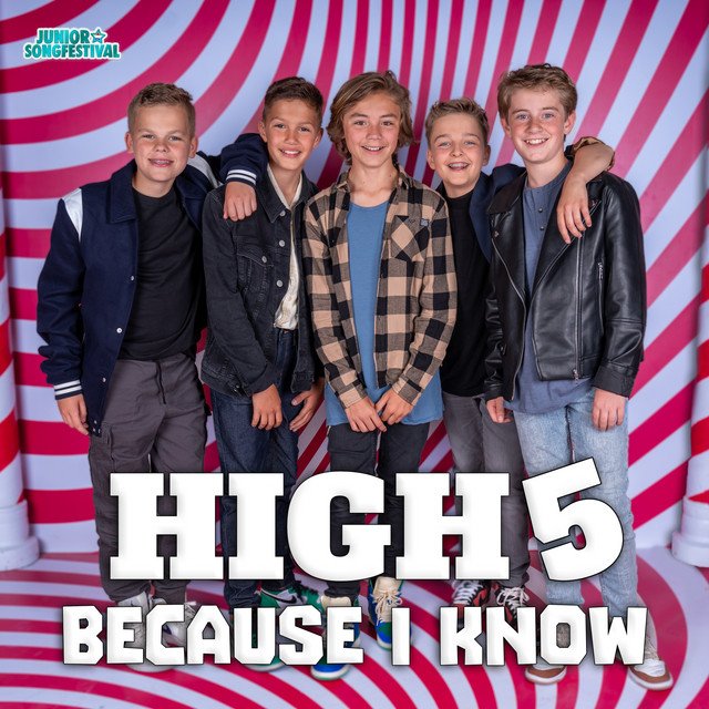 Because I know hitsingle van HIGH5 boyband in de Kidz Super Chartz!