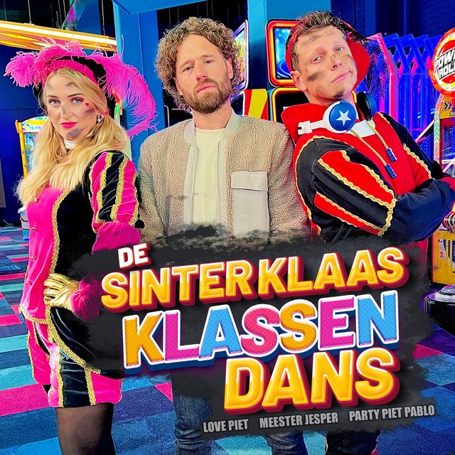 Sinterklaas Klassendans hitsingle Meester Jesper, Party Piet Pablo en Love Piet