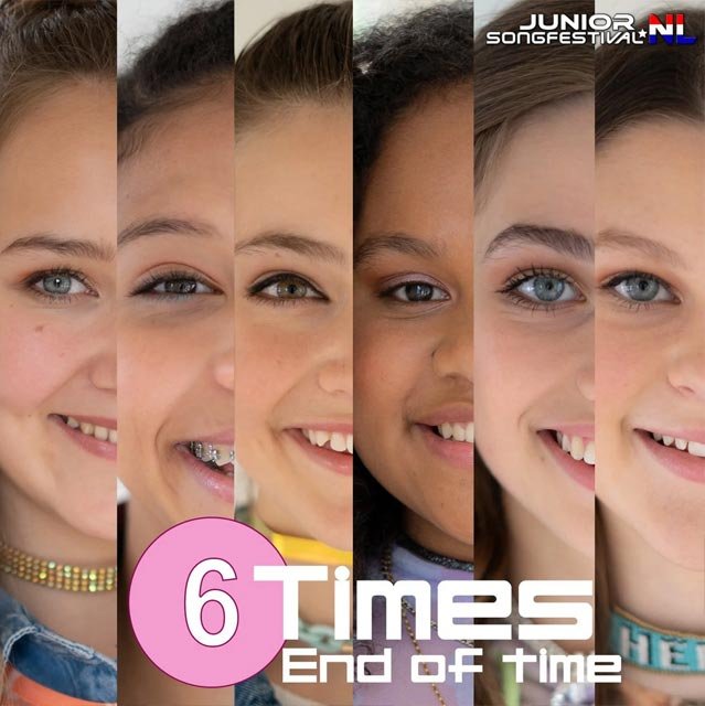 End of Time hitsingle 6Times uit Junior Songfestival in de Kidz Super Chartz!