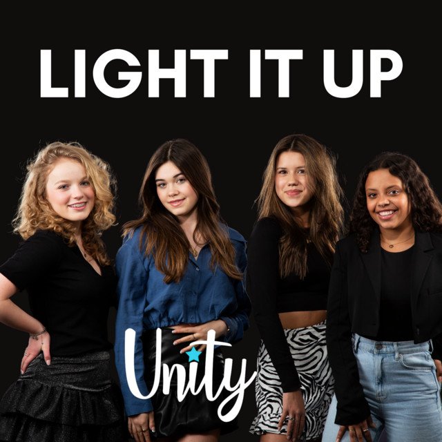Hitsingle Light it up van Unity van het Junior Songfestival