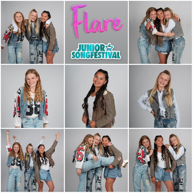 Side by Side hitsingle Flare van het Junior Songfestival